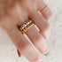 pyramid studs ring
